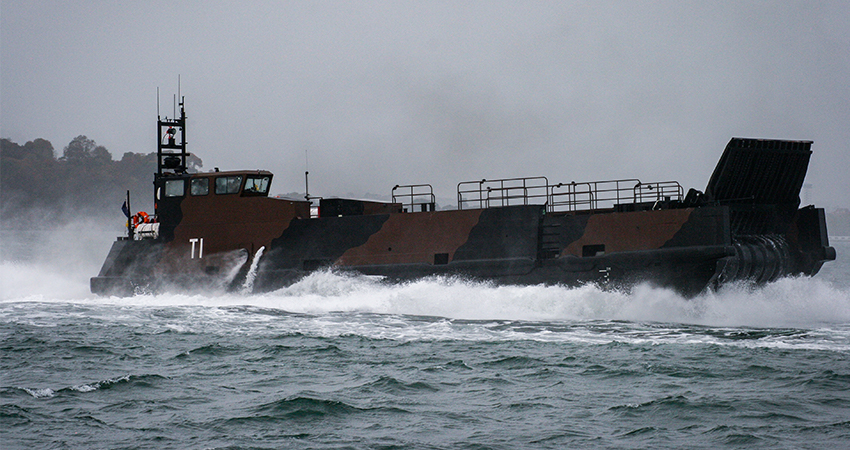 PACSCAT Landing Craft In Water