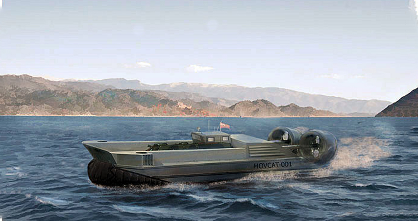 HOVCAT amphibious landing craft